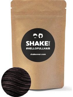 Shake Over Refill Pack Hair Building Zinc-Enriched Dark Brown Νανοΐνες κατά της Τριχόπτωσης 60gr