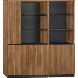 HomeMarkt Supreme Βιβλιοθήκη 2τμχ 200x40x200cm HM11368