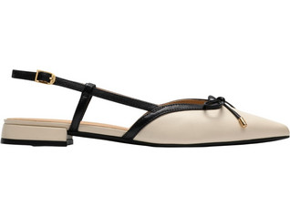Sensa15 Bow Cream Leather