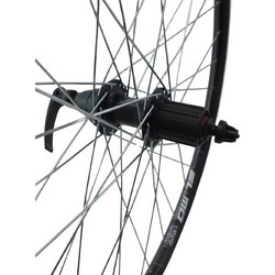 ΤΡΟΧΟΙ 26'' -V-ALU ΚΑΣΕΤΑ (Κ/ALU/BLK - ΑΚΤ/CP) ΟΠΙΣΘ BLK