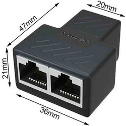 ARTSOUND ADAPTOR ETHERNER 2 TO 1 RJ45 FTP CAT6 - ArtSound and Lights