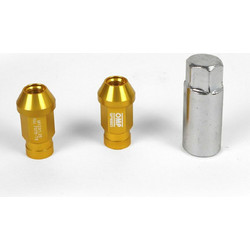 Set Παξιμάδια OMP Χρυσό 40 mm 20 uds M12 x 1,50