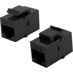 POWERTECH Keystone module RJ45 CAB-N451, CAT 6 UTP, μαύρο