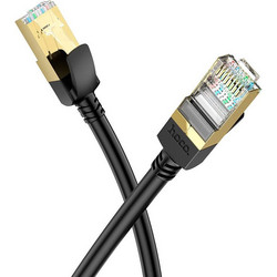 Hoco U/UTP Cat.6 Καλώδιο Δικτύου Ethernet 5m Black 6931474761972
