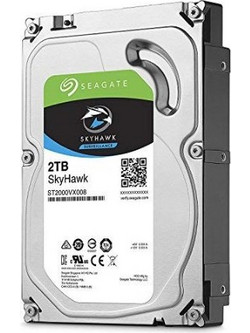 Seagate SkyHawk 2TB HDD Σκληρός Δίσκος 3.5" Sata 3 7200rpm με 64MB Cache