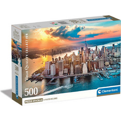 Puzzle Clementoni Compact Box High Quality Collection New York 500 Κομμάτια