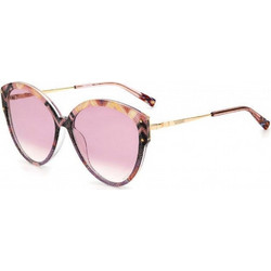 Missoni MIS0004/S OBL/3X Γυναικεία Γυαλιά Ηλίου Στρογγυλά Κοκάλινα Μεταλλικά Ροζ με Ροζ Polarized Φακό