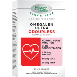 Power Health Platinum Range Omegalen Ultra Odourless Ιχθυέλαιο 30 Κάψουλες