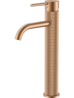 Μπαταρία Νιπτήρος υψηλή επιτραπέζια DECO Brushed Rose Gold PVD 2045007644