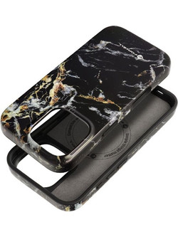 FORCELL F-Protect Mirage, Military Drop-Tested Case Compatible With Magsafe For Iphone 16 Pro Black marble