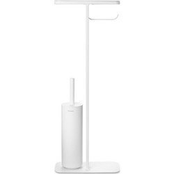 Brabantia MINDSET Χαρτοθήκη Επιδαπέδια Μεταλλική Με Πιγκάλ 75,5 Εκ. I Mineral Fresh White