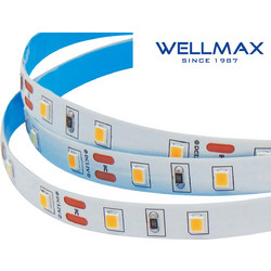 ΤΑΙΝΙΑ LED 12V/5W ΕΣΩΤΕΡΙΚΟΥ ΧΩΡΟΥ IP20 60L 2835 3000KWELLMAX