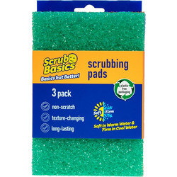 Σφουγγάρι Scrub Daddy Scrub Basics Scrubbing Pads 3τμχ Green/Blue/Orange