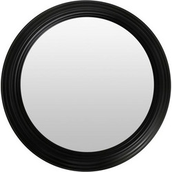 Καθρέφτης τοίχου με μαύρο πλαστικό 75,7x5,8x75,7εκ