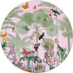 Σουπλά Στρογγυλό Λάκα Paradise Garden Caspari 1 Τεμάχιο (38 cm)