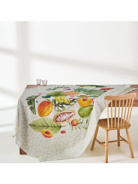 Τραπεζομάντηλο 160x230 Kentia Royce Green-Yellow-Pink-Orange