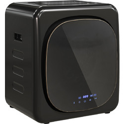 HOMCOM B61-011V90BK Στεγνωτήριο Ρούχων 4kg 48x40x56 cm Μαύρο