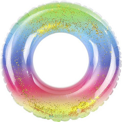 Παιδικό Φουσκωτό Σωσίβιο Glitter Rainbow 66cm