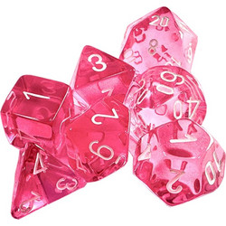 ΣΕΤ 7 ΠΟΛΥΕΔΡΑ ΔΙΑΦΑΝΑ ΖΑΡΙΑ - PINK/WHITE - CSX23084
