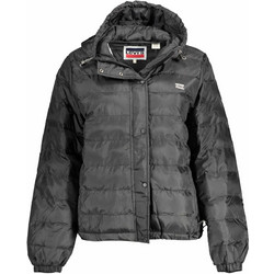 Levi's Edie Packable Caviar Γυναικείο Μπουφάν Χειμωνιάτικο Puffer Κοντό Ανθρακί A0675-0000