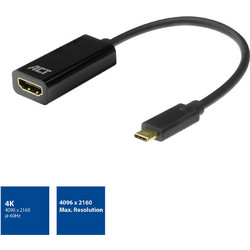 ADAPTER USB Type-C Male to HDMI/F 4K(4096 x 216060Hz)