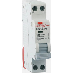 RP-Onesto KRCS2pro RCBO - 1P+N C20A 6kA, Τύπου A, 30mA, IEC/EN 61009-1