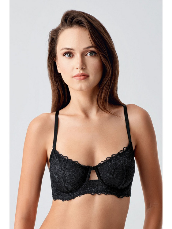 New Bra Lingerie Σουτιέν με Μπανέλα Μαύρο NB338400-3