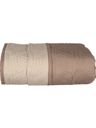 Κουβερλί Ultrasonic Σχ. Flex 100% Microfiber Moca-Beige 220x240cm Flamingo