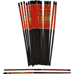 Artekko Αυθεντικά Ιαπωνικά Ξύλινα Chopsticks Μαύρο Κόκκινο 2pcs