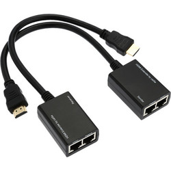 POWERTECH HDMI video extender CAB-H078 μέσω καλωδίου RJ45, 1080p, 30m