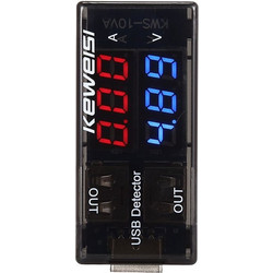 KEWEISI Συσκευή ελέγχου θύρας USB KWS-10VA, 2x USB Output, 3-9V