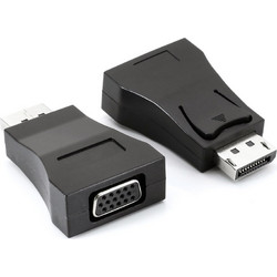 POWERTECH αντάπτορας DisplayPort σε VGA PTH-100, 1080p/60Hz, μαύρος