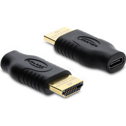 DELOCK αντάπτορας HDMI σε USB-C 61075, 4K/60Hz, μαύρος