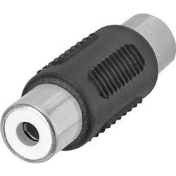 POWERTECH αντάπτορας RCA θηλυκό σε θηλυκό CAB-R021, μαύρος