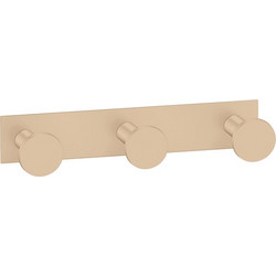 Sanco Bath Robe Hook & Door Stop Τριπλό Άγκιστρο Μόκα ματ 00683-M103