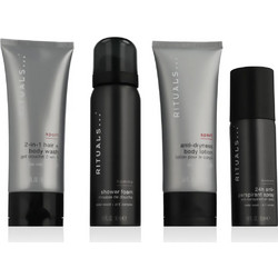 Rituals Homme Shower Foam 50ml + Shampoo 70ml + 2In1 Hair & Body Wash 70ml + Body Lotion 70ml