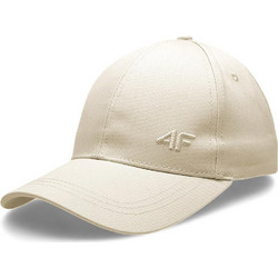 4F Καπέλο Jockey Υφασμάτινο Μπεζ 4FSS23ACABF110-83S