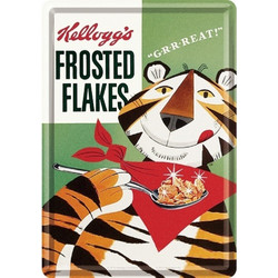 Nostalgic Μεταλλική κάρτα σε φάκελο. Kellogg s Frosted Flakes Tony Tiger