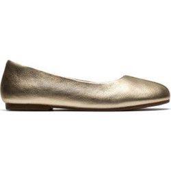 Clarks CLARKS WOMEN'S BALLERINAS LIVIA LILY 26185975 GOLD LEATHER Clarks