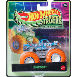 Mattel Hot Wheels Monster Trucks Glow in The Dark Bigfoot