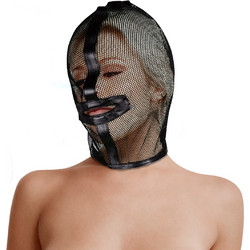 Ouch! Fishnet Mask Black