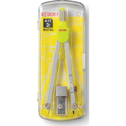 Arda - Διαβήτης, Simple Compass, Fluo Yellow C08FLU