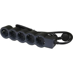 Πολύπριζο Ασφαλείας Legrand Surgearrest 5 θέσεων 3m - Black/Grey