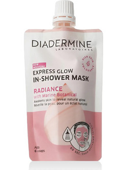 Diadermine In Shower Express Glow Radiance Κρεμώδης Μάσκα Προσώπου για Καθαρισμό 50ml