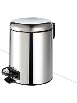 ΧΑΡΤΟΔΟΧΕΙΟ ΕΠΙΔΑΠ. 5L SOFT-CLOSE GEESA INOX CHROME
