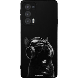 Sonique Men's Edition Θήκη Audio Kitten - Black (Motorola Edge 20 5G)