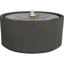 Supergreens Συντριβάνι Ρητίνης Zenfall Μαύρο 42.5x42.5x22 Εκ