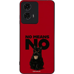 Sonique Motorola Moto G04 / G04s / G24 / G24 Power / E14 Θήκη με Σχέδιο «No Means No»