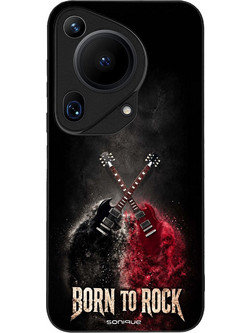 Sonique Men's Edition Back Cover Born to Rock (Huawei Pura 70 Ultra)