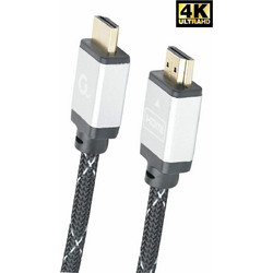 Gembird Καλώδιο HDMI 2.0 Braided HDMI Male to HDMI Male 2m Black CCB-HDMIL-2M